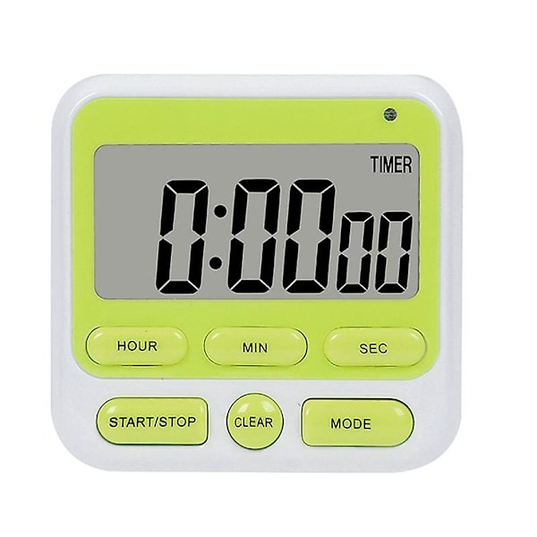 Digital Köktimer - Bakning, Pizza, Nedräkning, Alarm {Db} Green