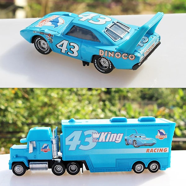 Leikkiautot-elokuva The King Chick Hicks Mack Truck Uncle Diecast -ajoneuvojen leikkisetti db red