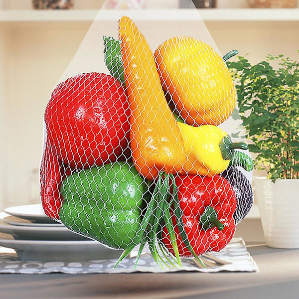 Eluisankaiset tekokasvikset - 12 sekahedelmää realistisiin valokuvausrekvisiitta ja kodin sisustukseen{DB} vegetable