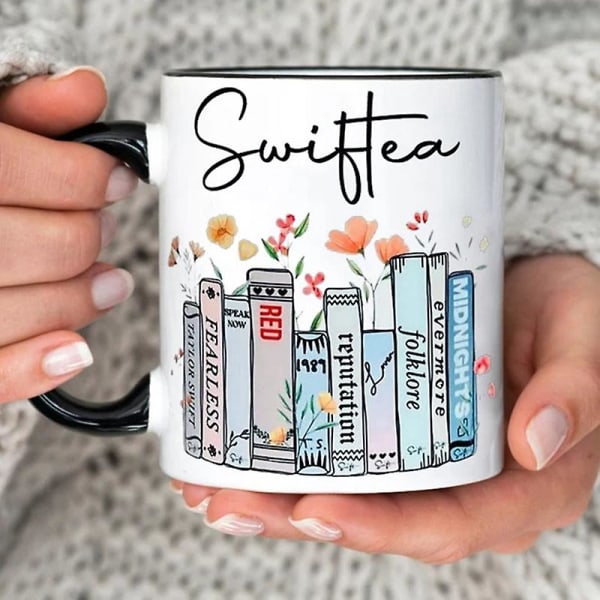 Swiftea kaffekopp - Morsom søt krus - Gave, for kvinner og jentefans, nyhet kaffekrus C  [dB} As Shown
