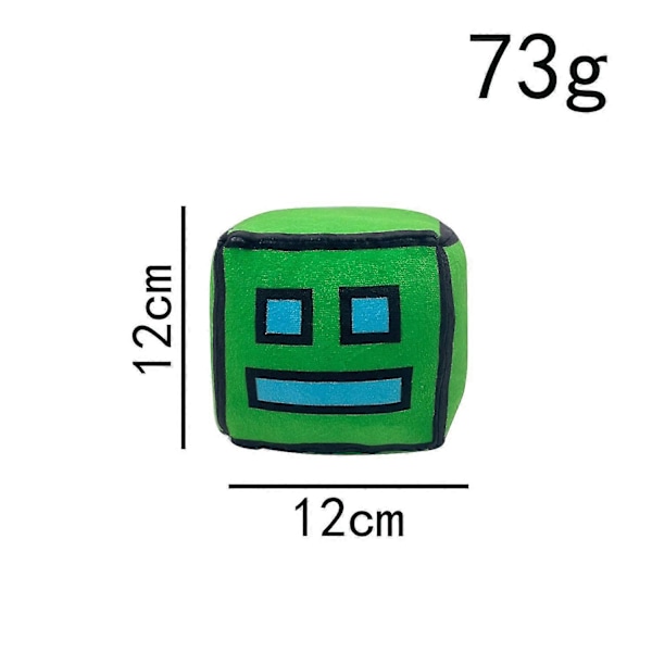 Geometry Dash Geometry Dash Pehmolelu Pelinukke [db] green square