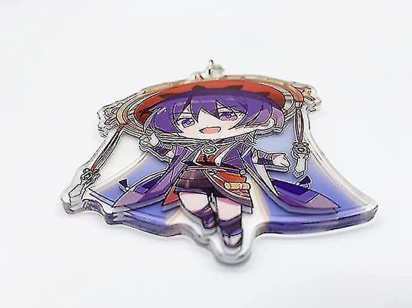 Genshin Impact söt akrylnyckelring figur db