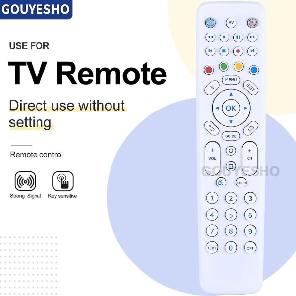 Ny fjärrkontroll Rc2424603/02b för Delta Verbindt Iptv Box [DB]