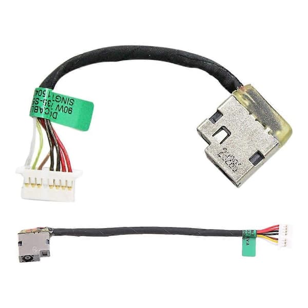 for DC Strømkontakt Socket Plugg Ladeport med Kabel for HP Pavilion X360 [DB]