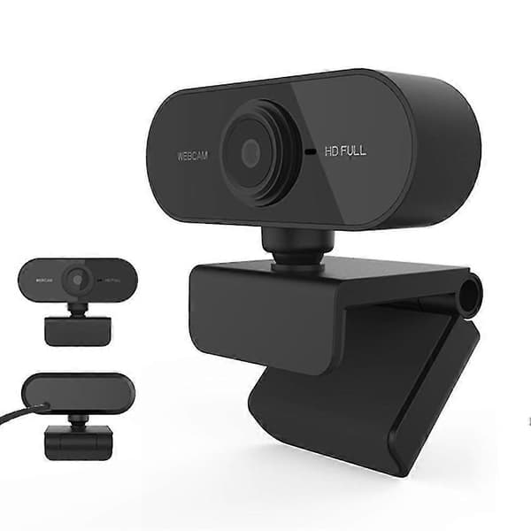 Mini bærbart 1080P højopløsnings-webkamera med autofokus og mikrofon til onlineundervisning[DB]