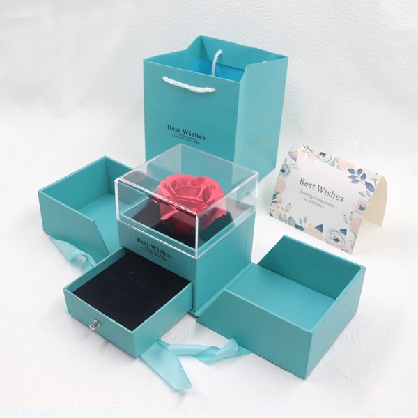Rl Rose Box, som en present med en presentask för mors dag eller årsdag