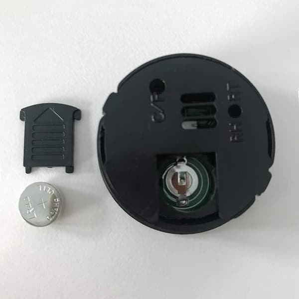 Mini digitalt termometer - 4,5 cm, digital LCD-skjerm, svart [DB]