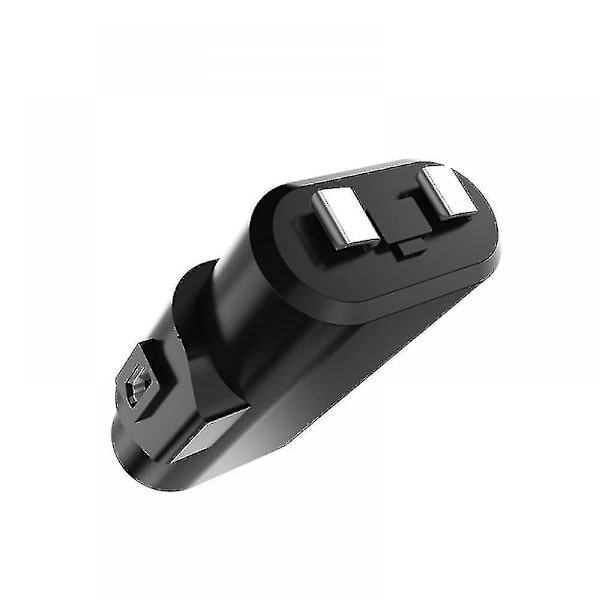 Spela och ladda-kit för Xbox Series X-kontroll med 1100 mAh uppladdningsbart batteri - 2 förpackningar [DB] Black