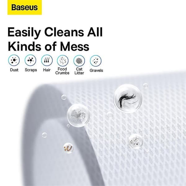 Baseus 2 st Hepa-filter Kompatibel Baseus A3 Lite 12000pa Bil dammsugare Filter_ Db 2pcs White