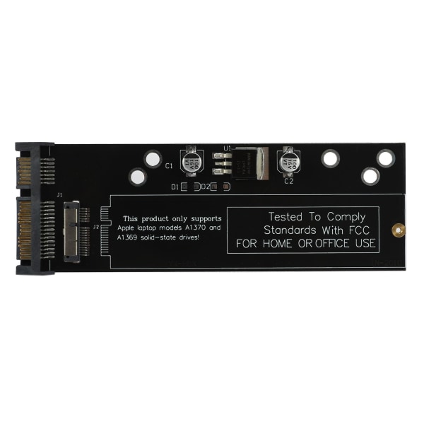 SSD til SATA-adapterkort for Apple Macbook Air A1370 A1369 2010/2011 SATA-kort [DB] Black