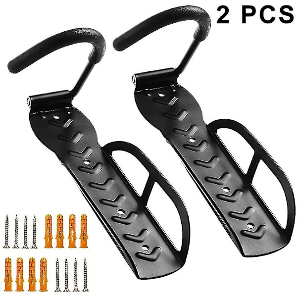 Bike Hanger, 2 Pack Heavy Duty Bicycle Wall Hook Mount Holder {DB}