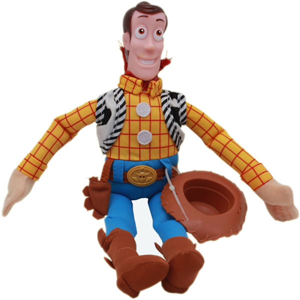 40cm Toy Story, Sheriff Woody, Buzz Lightyear plysjleke, stort hodetrekk, Buzz [DB] Woody