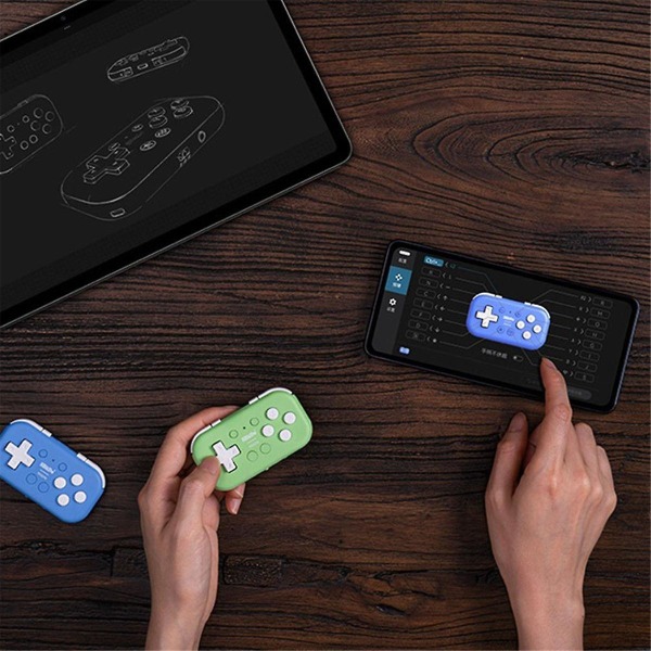 Til PC Os Computer Bluetooth Controller Switch Android Multifunktionel Game Controller, blå
