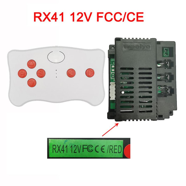 Wellye Børns Elektriske Legetøjsbil Bluetooth Fjernbetjening, Controller Med Jævn Startfunktion 2.4g Bluetooth Transmitter [DB] RX41 FCC