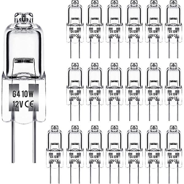 G4 halogenlamper Db 10W 20pcs