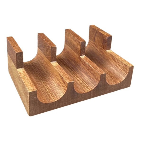 Treholder for Sushi, Serveringsfat for Sushi, Serveringsfat Stativ, Taco Stativbrett for Samlinger Restaurant [DB] Wood 3 Grid