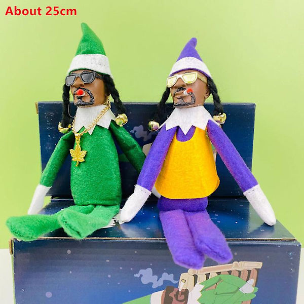 Tupac Rapper Figur Hip Hop Star Guy 2 Pac Snoop Dogg Figurine Leksak Cool Stuff Figurer Samling Modell Kreativ Dockstaty Present db 2pcs C About 10cm-11.5cm