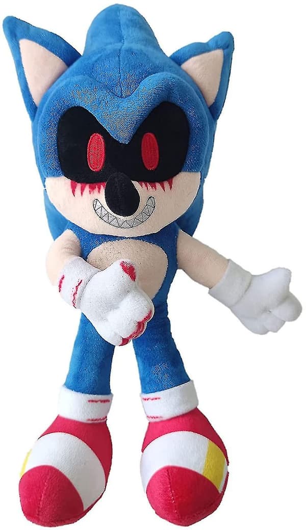 14,6 tommer Sonic Exe Plussjeleker, Ond Sonic Stoffdyrgave [DB]