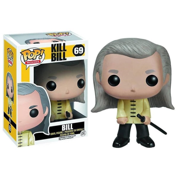 Filmer Kill Bill O-ren Ishii 70# Gogo Yubari 71# The Bride 68# Bill 69# Vinyl Dolls Action Figures Samleobjekter Db 71 no box