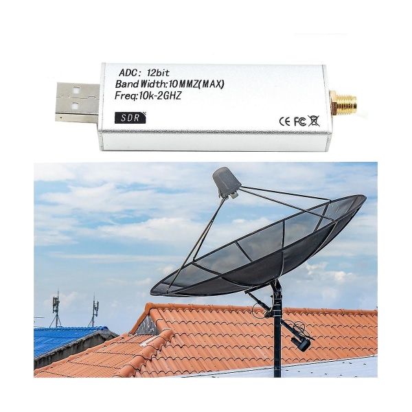 SDR-mottakermottaker RSP1 SDR 10 kHz til 2 GHz USB-grensesnitt Definert radio for radiosending [DB]