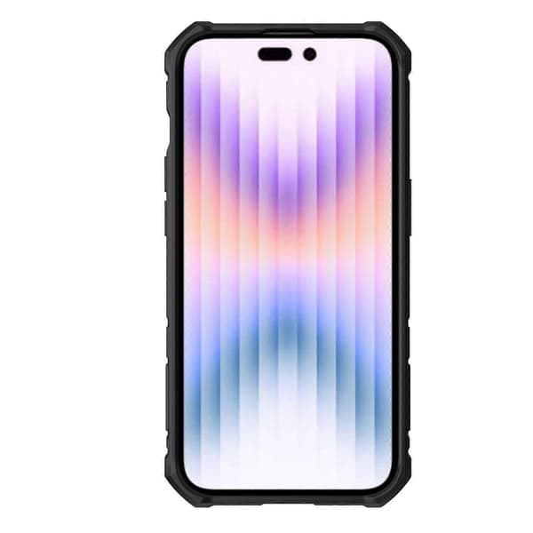 Til iPhone 14 Pro Max NILLKIN CamShield Armor Pro Magnetisk Telefon Cover [DB] Black