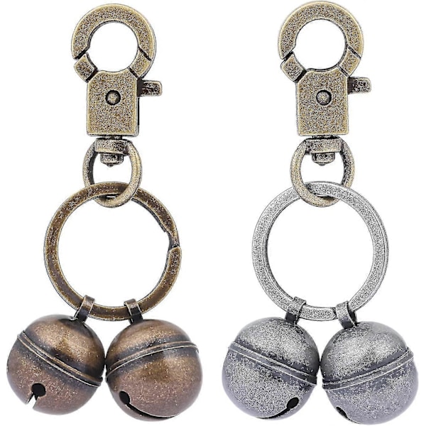 2 Set Hundklockor, Husdjursklockor För Hundkattkrage Hållbar Husdjursspårningskragehänge {Db}