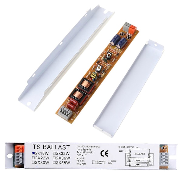 Hög Ballastfaktor Ballast 2x18/30/58W Elektronisk Fluorescerande Lamp Ballast [DB] 18W