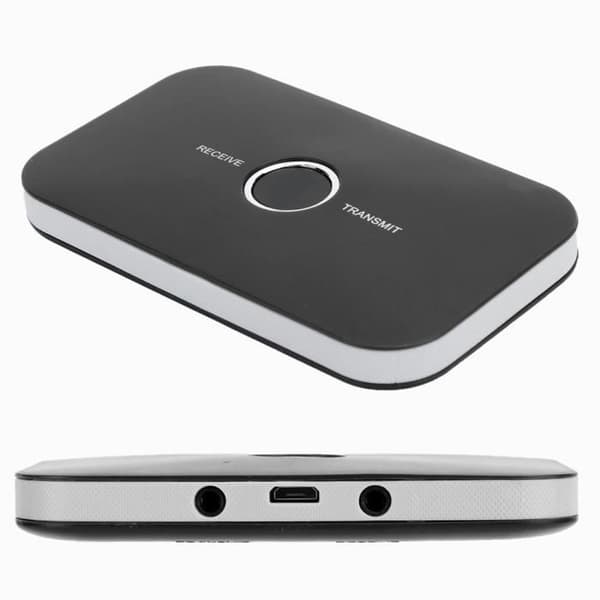 ARAMOX Bluetooth lydadapter, 2-i-1 trådløs Bluetooth 5.0 stereo lydsender/mottakeradapter for datamaskin og TV