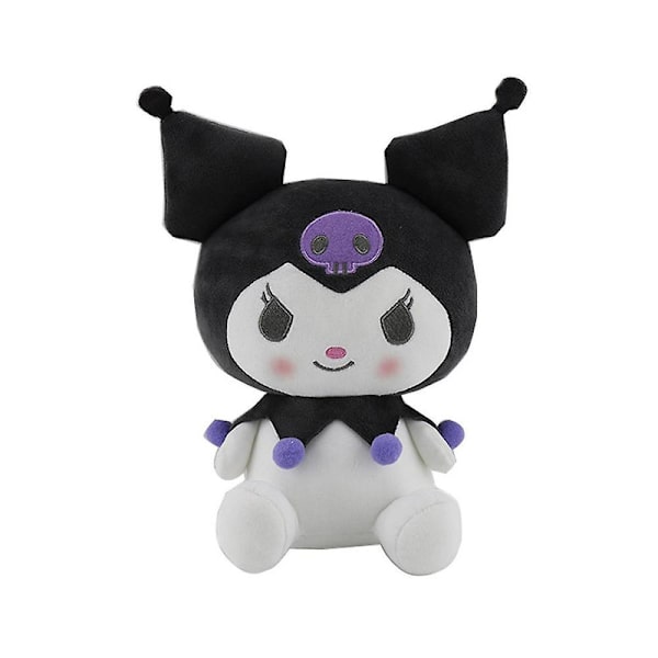 25 cm Kawaii Kuromi Mewah, Kartun Mainan, Gaun Putri, Boneka Anak Lucu dan Lembut, Hadiah Anak Perempuan DB One-Size B