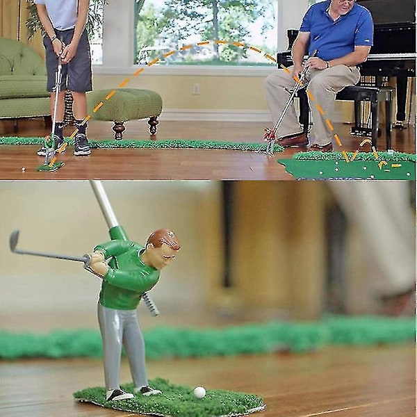 2024, inomhus minigolfspel Golfande man Inomhus golfspel Inomhus minigolfspel set med en-- Db