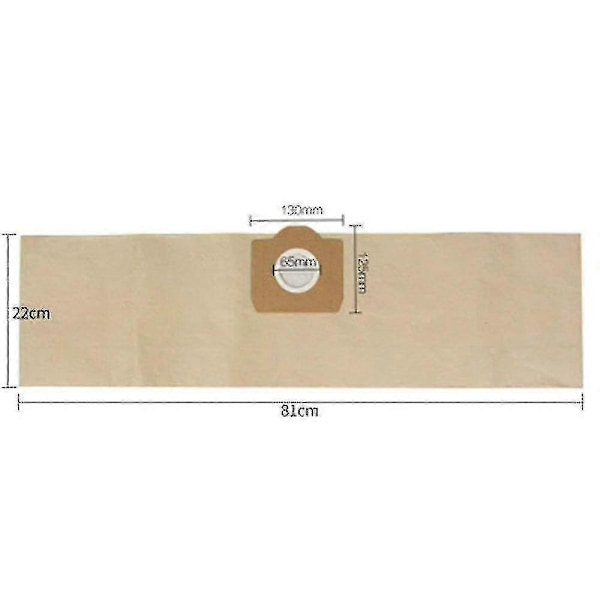 5x støvpose 1x filter til Karcher Wd3 Premium støvsuger [DB]