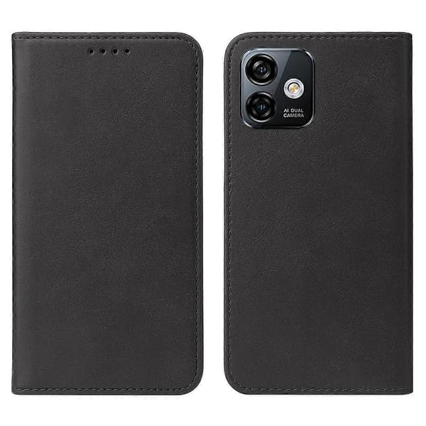 Magnetisk Stängning Läder Telefonfodral [DB] Black For Ulefone Note 16 Pro