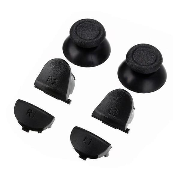 Tommelfinger Sticks L1 R1 L2 R2 Trigger Knapper Sæt Reparationsværktøj til Sony PS4 Controller [Db]
