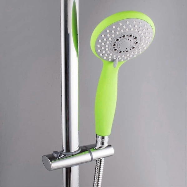 Krom ABS Duschmunstyckshållare Duschhållare Clip-on Duschstång Handduschhållare 360 Rotation för Badrum Oval,S [DB] As shown As shown