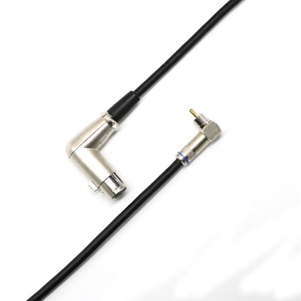 2 kappaletta 1ft Xlr 3p naaras - Rca uros kaapeli -- Professional Series -- Stage, Dj, Pro, Studio kaapeli  [dB}