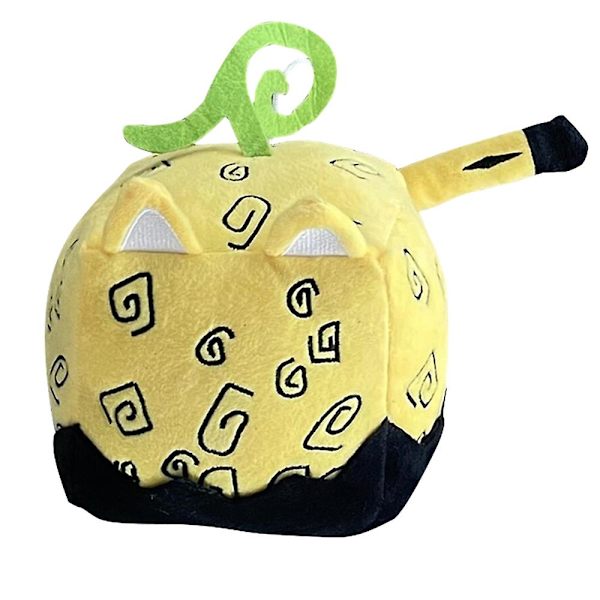 Blox Fruits plysjleker Portal Fruits plysjleker Blox Fruits plysjleker plysjfyllte pute [DB] Leopard