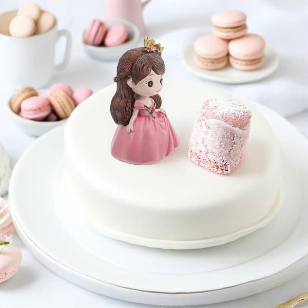 Födelsedagstårta Dekor för Flickor 4st Mini Prinsessfigur Samling[DB]