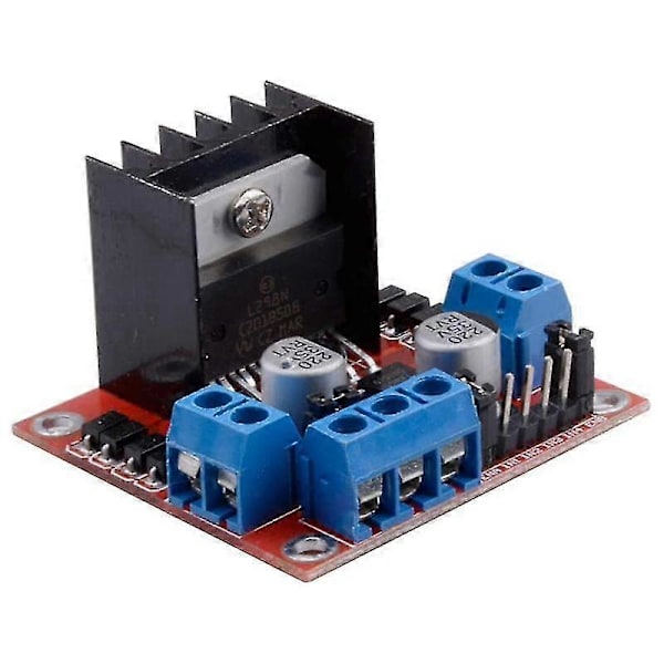 2-pak L298N Motorstyringskortmodul Dobbel H-bro DC-stepper for Ar-Duino Elektriske Prosjekter [Db]