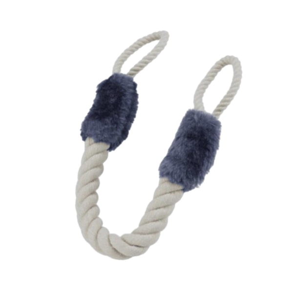 Dørhåndtak Trekktau Anti-Klype Stropper Stopper Multifunksjonell Hund Fingerbeskytter Dørtau for Soverom Stue db blue 60cm