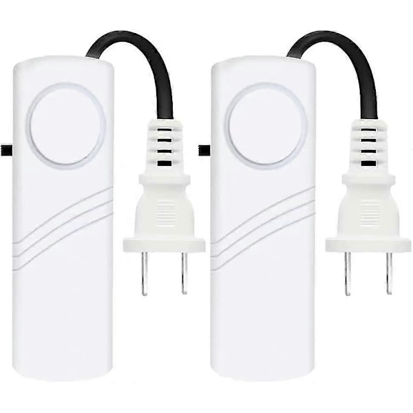 2 st Strömfel Alarm, automatisk Strömfelvarnare, 80db LED-indikator Smart Alarm Varningssiren, strömavbrottsalarm {Db}