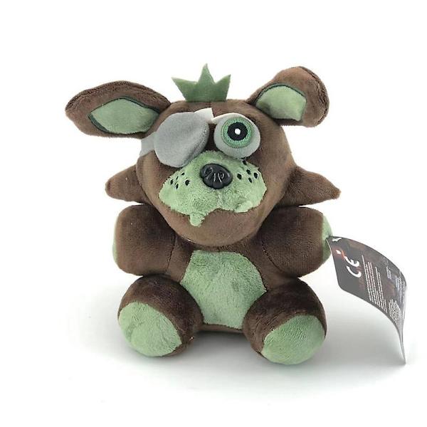 Fem Nätter Hos Freddy Fnaf Söta Plyschleksaker Speldocka 18 Cm Bonnie Bear Foxy Cartoon Stoppade Dockor Freddy Leksaker För Barnpresenter [DB] 18cm Gray Fox 80g