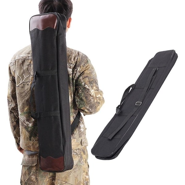 Recurve bågskytteryggsäck med breddat handtag och justerbar axelrem i canvas