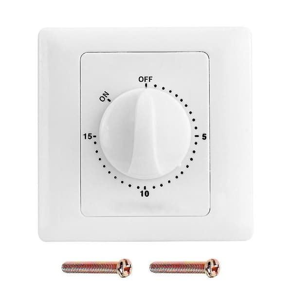 Tidsswitch Tidsstyringsur Controller Stikkontakt Digital Timer Kontrol Switchdb 30min light