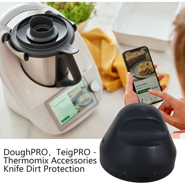 Dough Avoider Æltningshovedbeskytter, Thermomix Tm5.Tm6 Lynhurtig Rengøring Af Hot Mix Knive Fra Dejrester Og Snavs Db