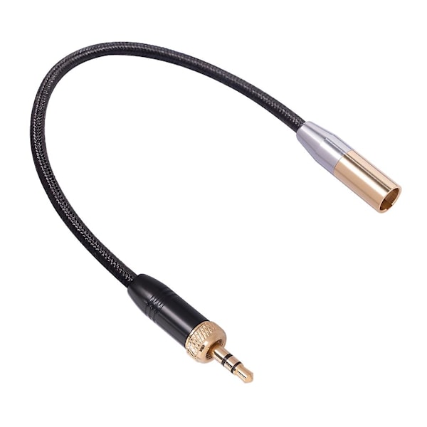 3,5 mm til Mini XLR balansert kabeladapter, gullbelagt 1/8 tommers Mini Jack Aux til XLR hann mono lydkabel for mobiltelefon [db]