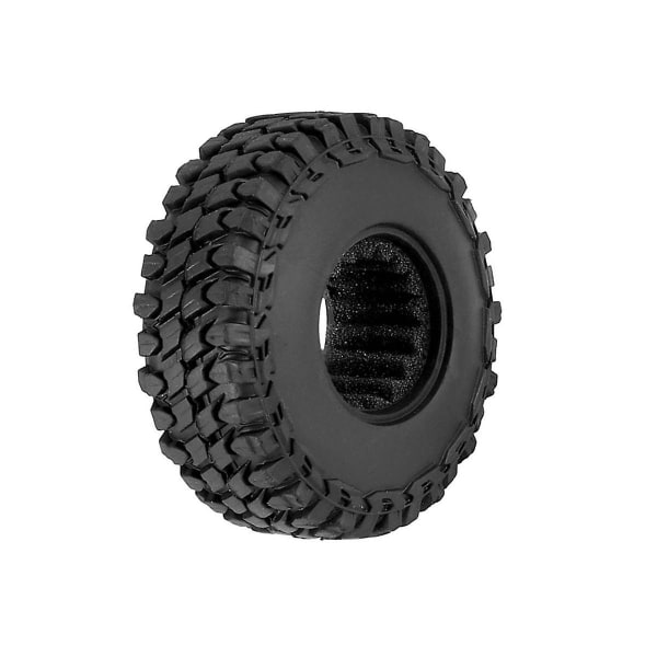 4st 55 mm 1,0 tum Beadlock Hjul Fälg Gummi däck för 1/18 1/24 Rc Crawler Car Trx4m Axial Scx24 Fcx24,3