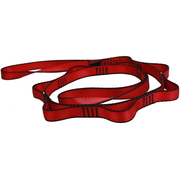 Daisy Chain Rope 2 stk. Løkkede stærke stropper 23 Kn klatreline Nylon Daisy Chains Multi Loop Aerial Yoga Sling 51,2 Zoll  [dB}
