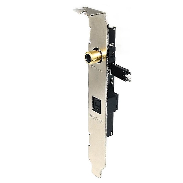 24bit 192khz datterkort Spdif optisk og Rca utgangsplate kabelbrakett digital lydutgang