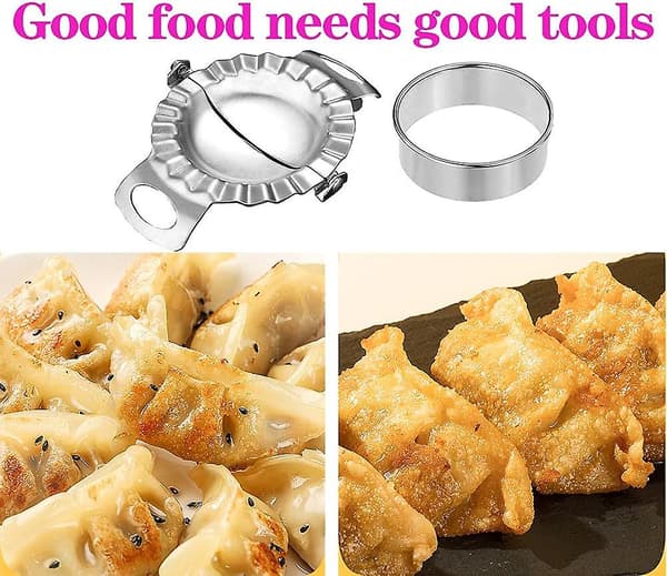 Dumpling Maker Form Press Set: Gör perfekta dumplings, bao buns och gyoza wrappers