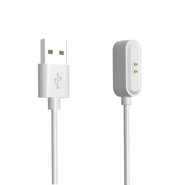 Opladerkabel til Oppo Watch Free - Laderholder, Cradle, Strømadapter, Dock Base {Db} White